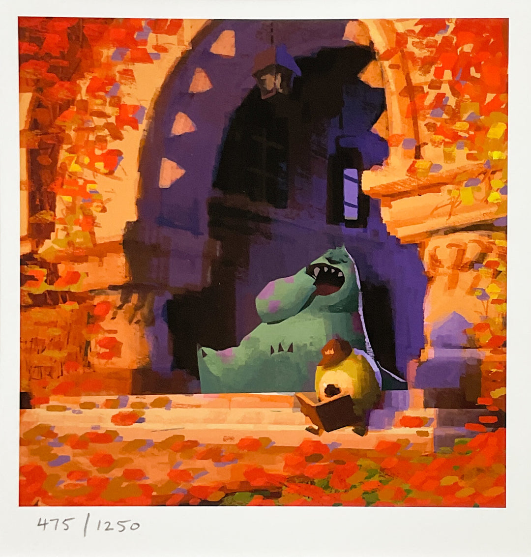 monsters inc painting Monsters University Crew Gift Signed & Numbered Art Print – Stuart Ng Books