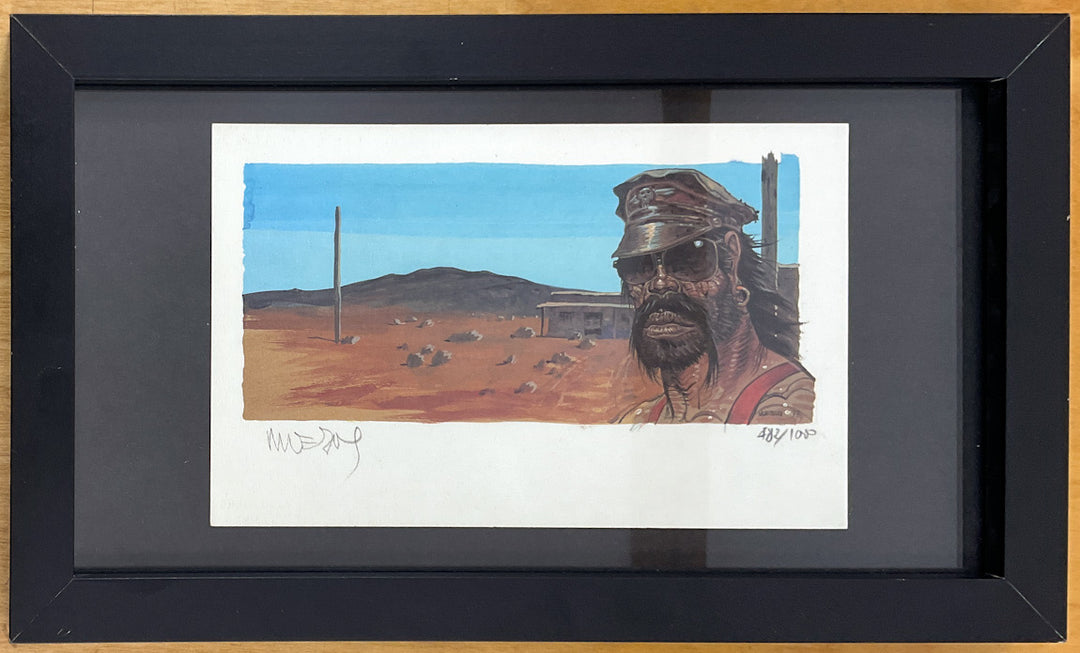 Signed & Numbered Exlibris: "Dust Rider"