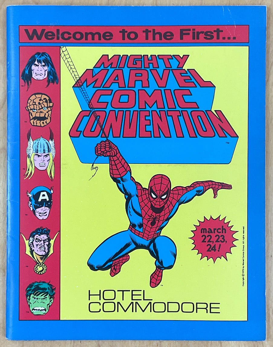 Mighty Marvel Comic Convention Program Book
