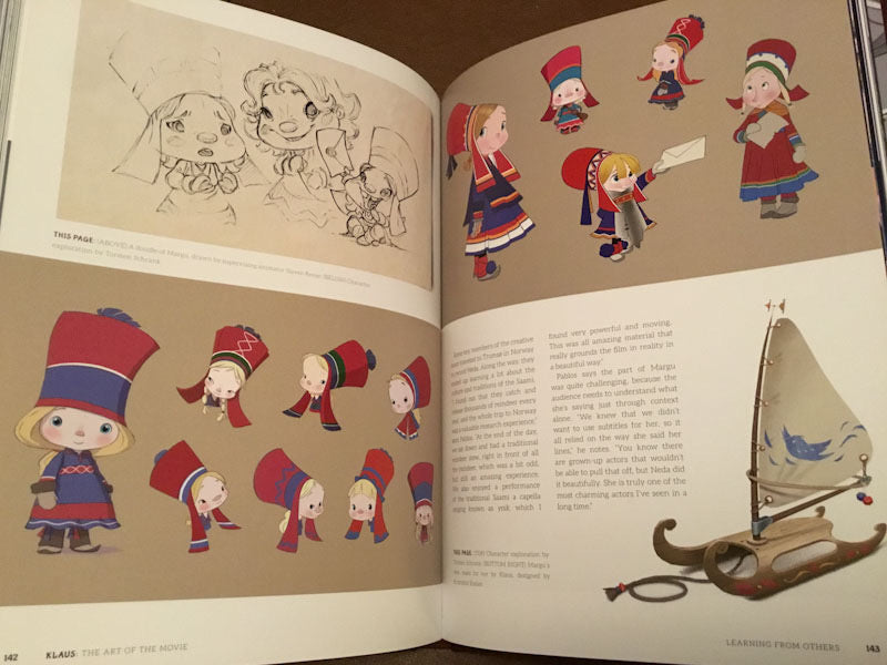 Klaus - The Art of the Movie - First Printing Signed with a Drawing