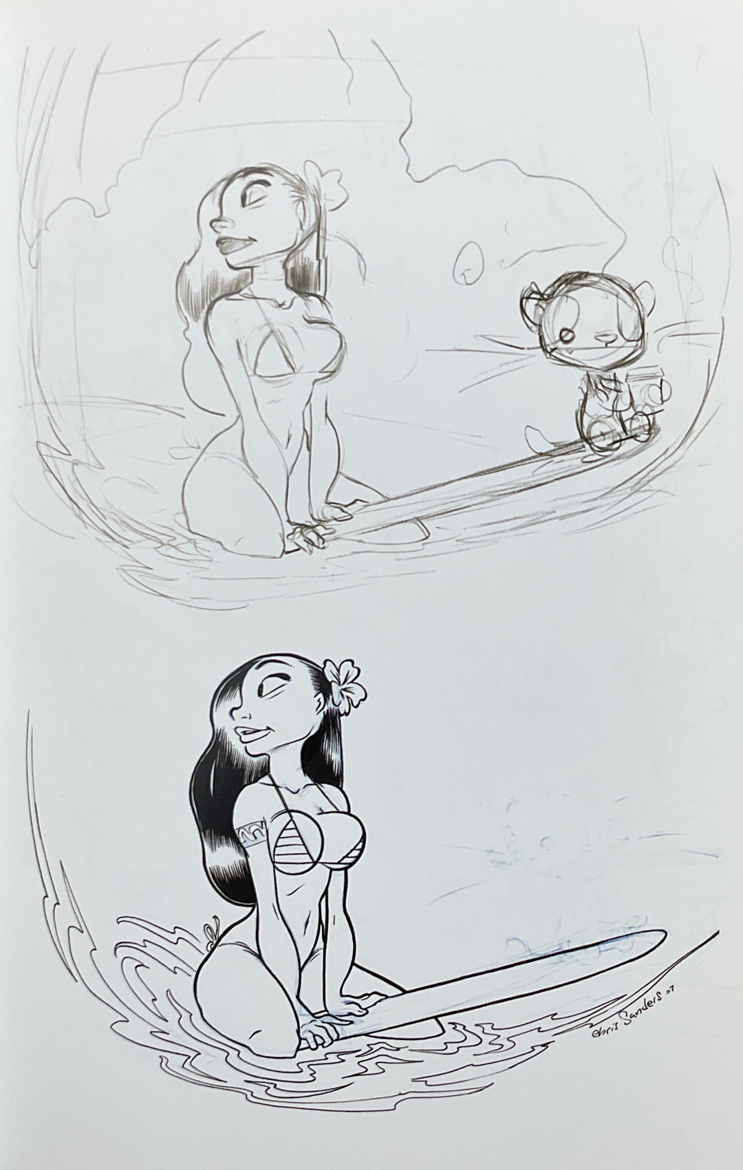 Chris Sanders Sketchbook 1X - Signed