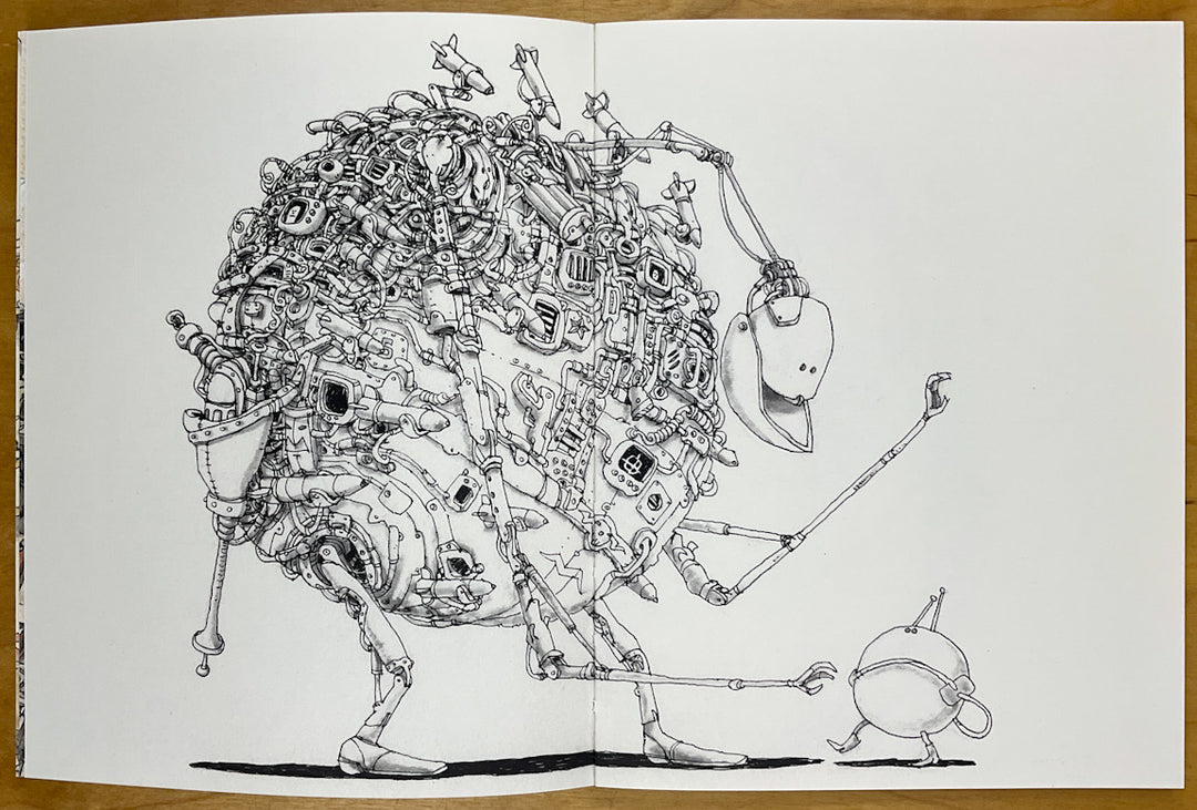 The Second in Line - From the Sketchbooks of Mattias Adolfsson (2013) First Edition - Signed with a Drawing