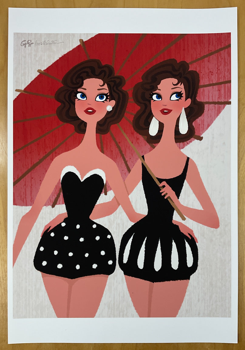 Twins - Signed Print