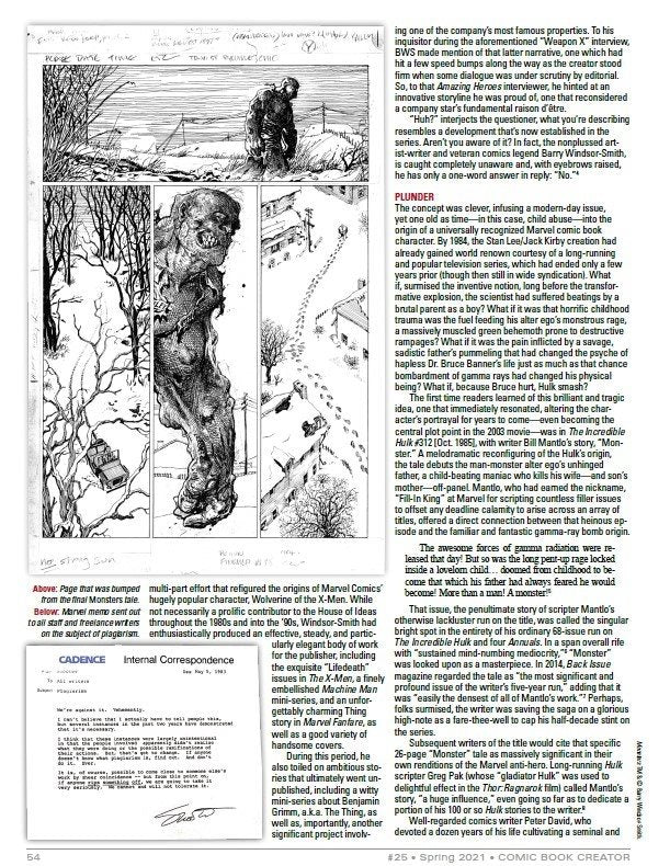 Comic Book Creator #25: Barry Windsor-Smith