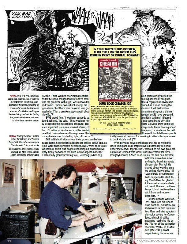 Comic Book Creator #25: Barry Windsor-Smith