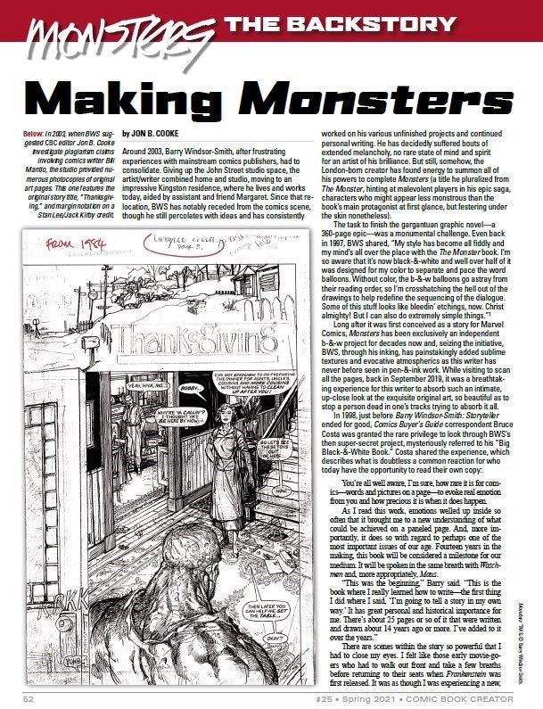 Comic Book Creator #25: Barry Windsor-Smith