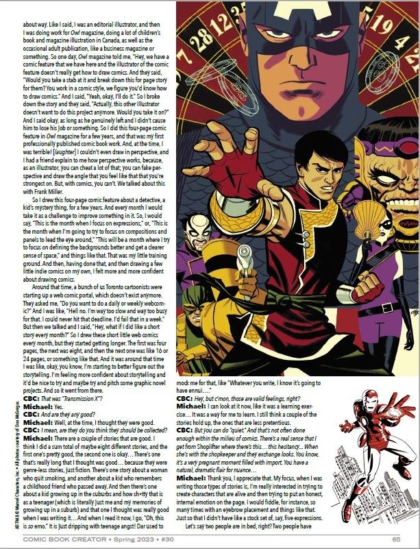 Comic Book Creator #30: Michael Cho