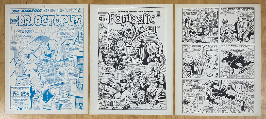 Marvelmania Comic Artists Inking and Coloring Kit
