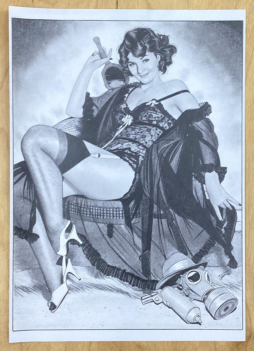 Sandman Pin-Up