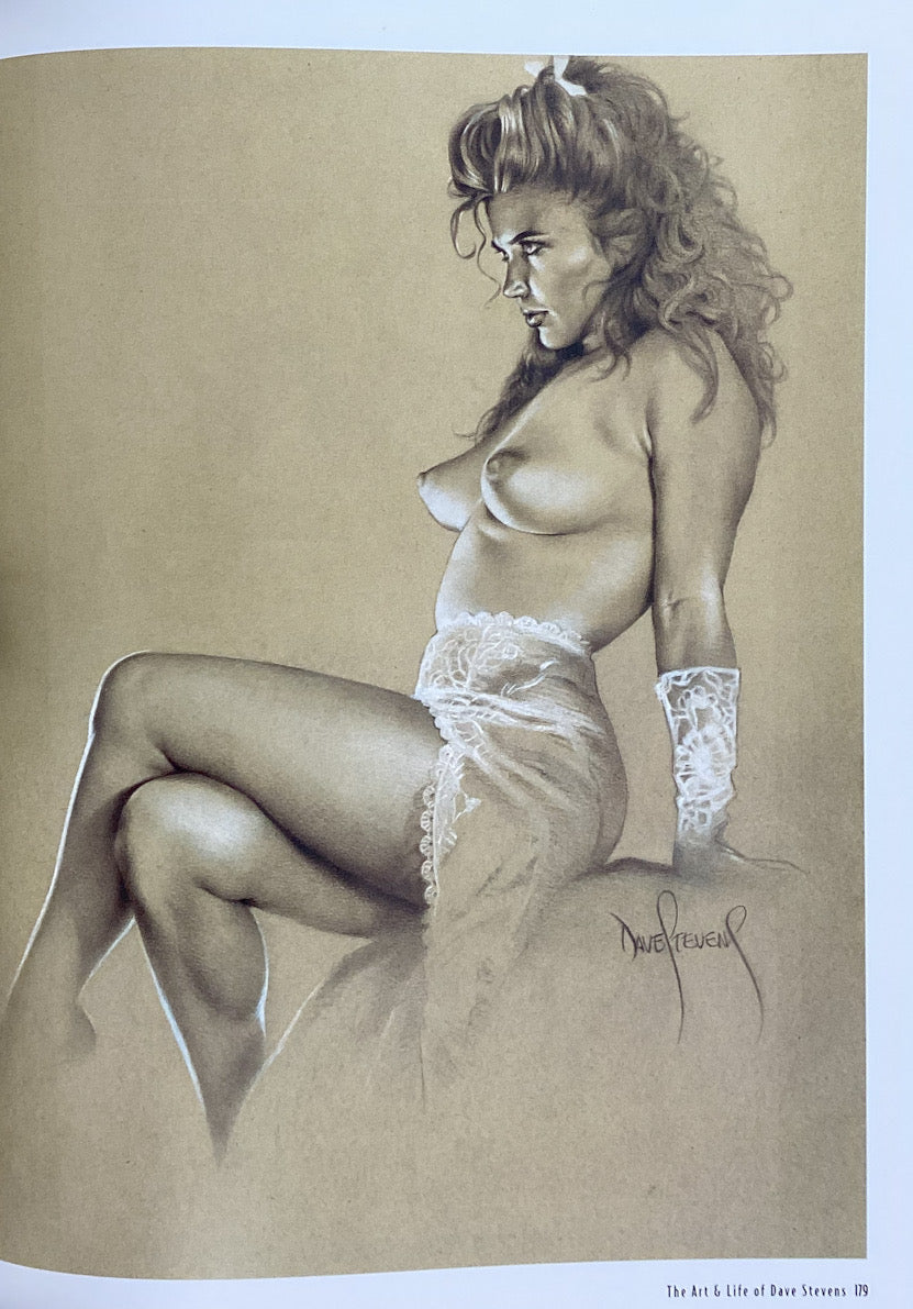 Brush with Passion: The Art and Life of Dave Stevens - Signed & Numbered Leather-Bound Edition