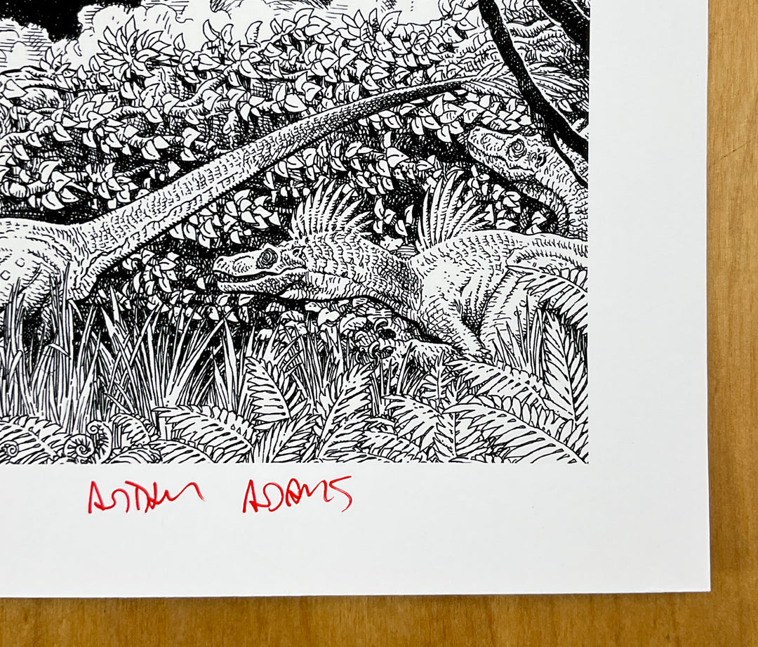 Savage Adventure by Arthur Adams - Signed Print