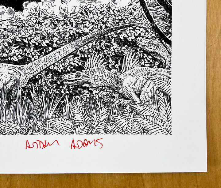Savage Adventure by Arthur Adams - Signed Print