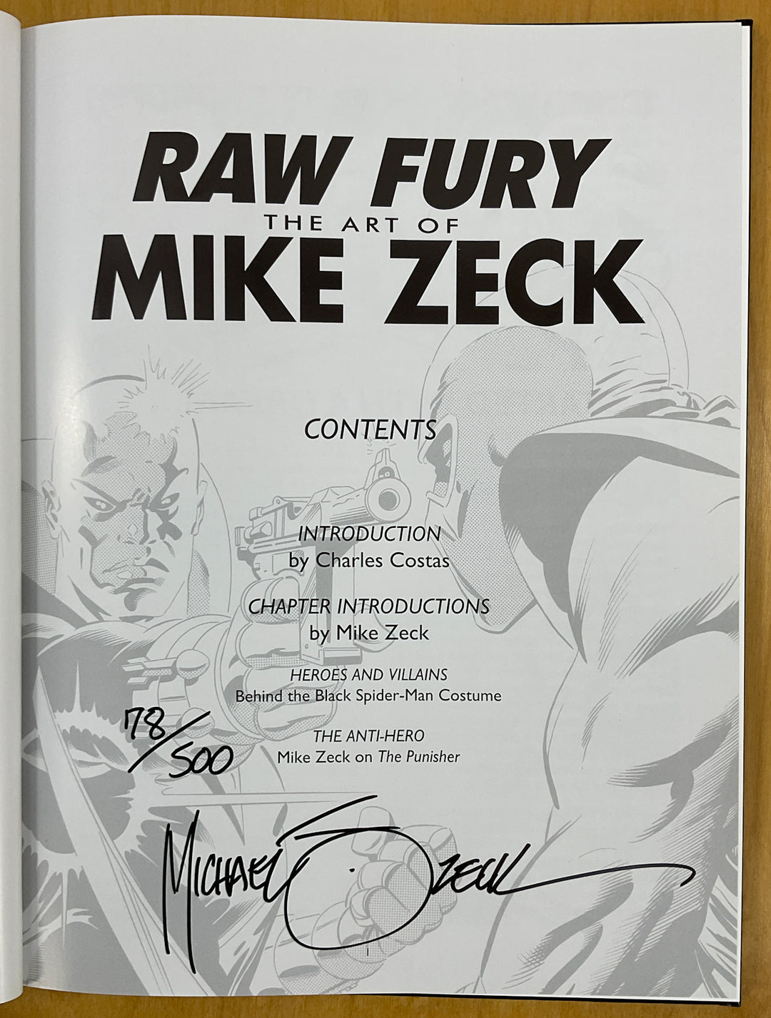 Raw Fury: The Art of Mike Zeck - Signed & Numbered Hardcover