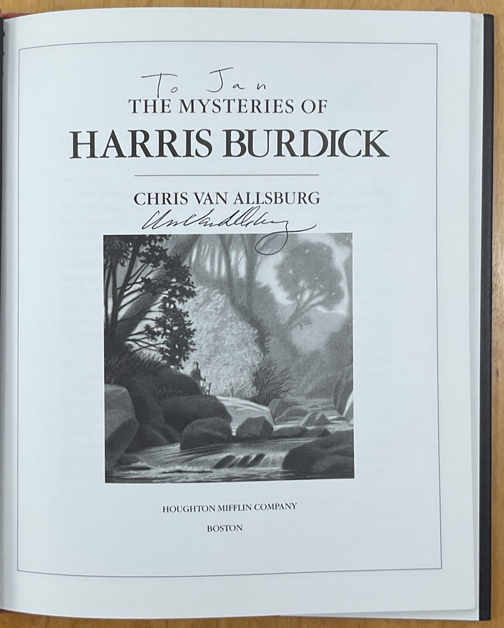 The Mysteries of Harris Burdick - Inscribed