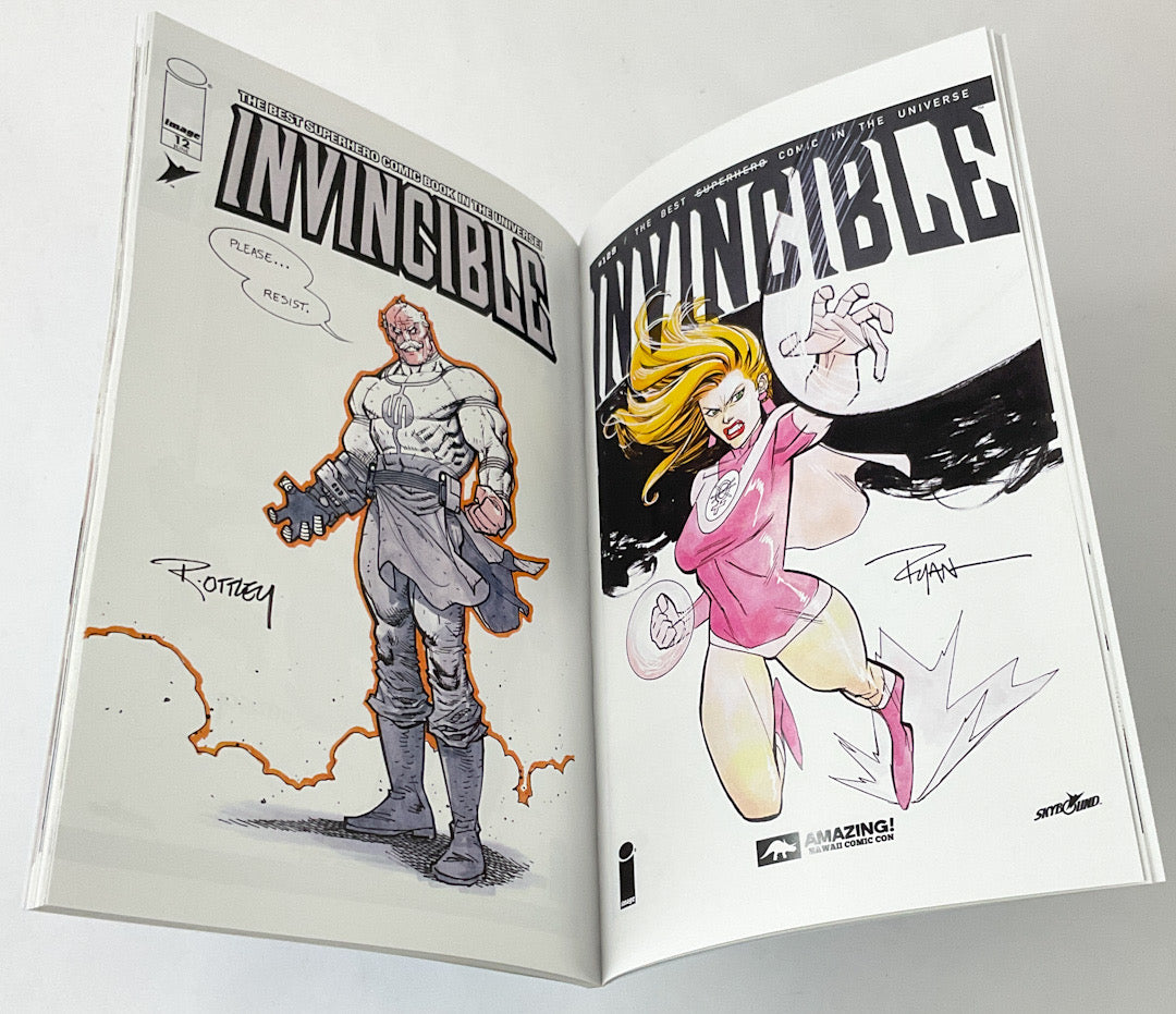 Violence & Pogo Sticks: The Art of Ryan Ottley - Signed