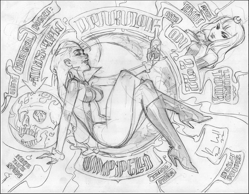 Ben Caldwell Sketchbook #45: Oodles of Doodles - Signed