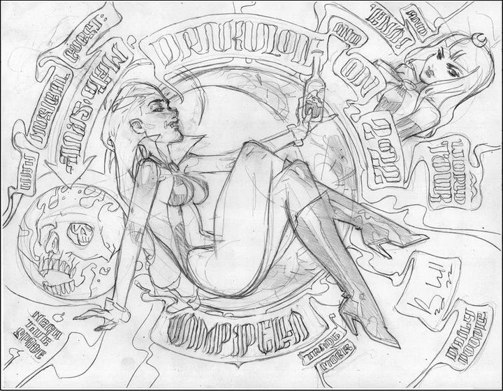 Ben Caldwell Sketchbook #45: Oodles of Doodles - Signed