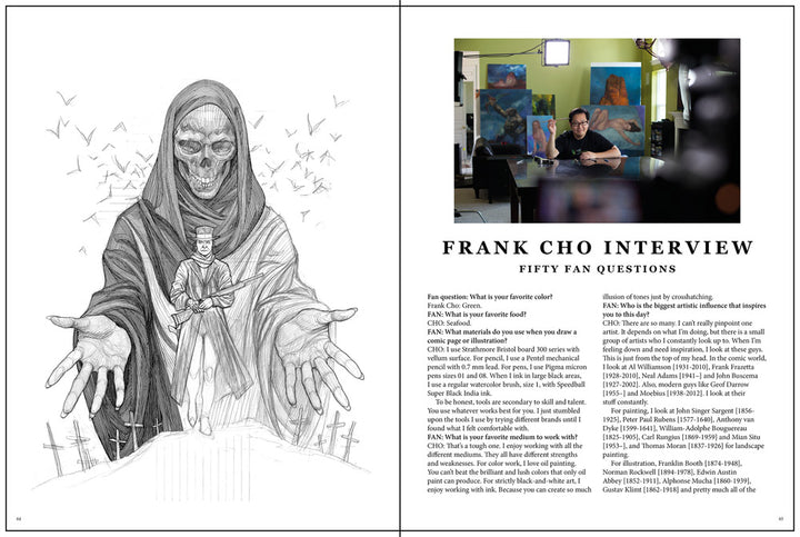 Frank Cho: Pencil and Ink