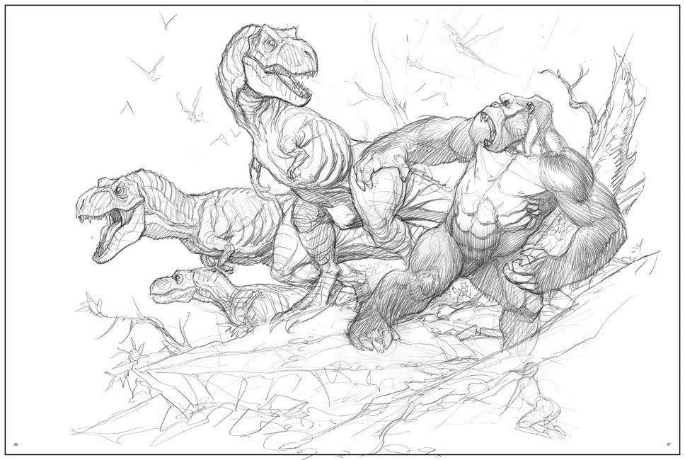Frank Cho: Pencil and Ink