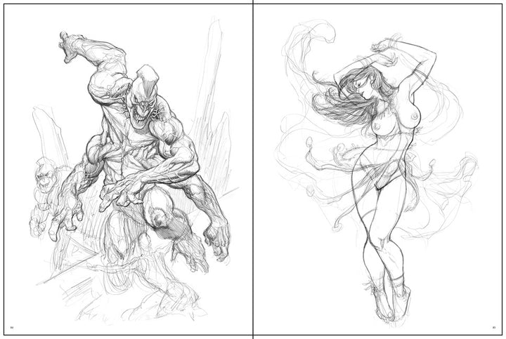 Frank Cho: Pencil and Ink