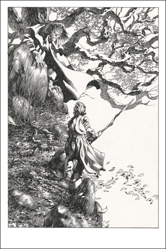 Frankenstein "Confrontation" Artist Edition - Limited Edition Print