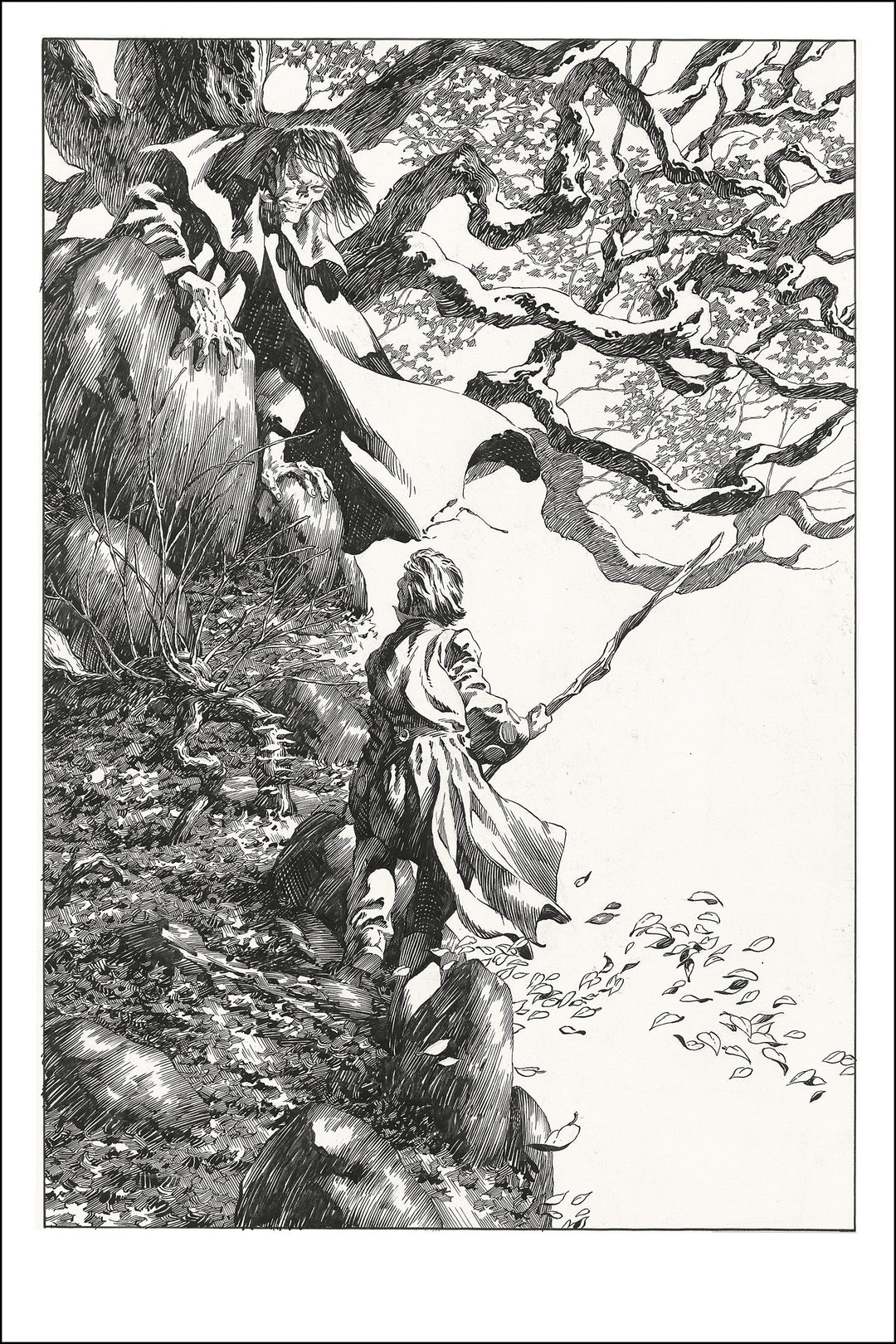 Frankenstein "Confrontation" Artist Edition - Limited Edition Print