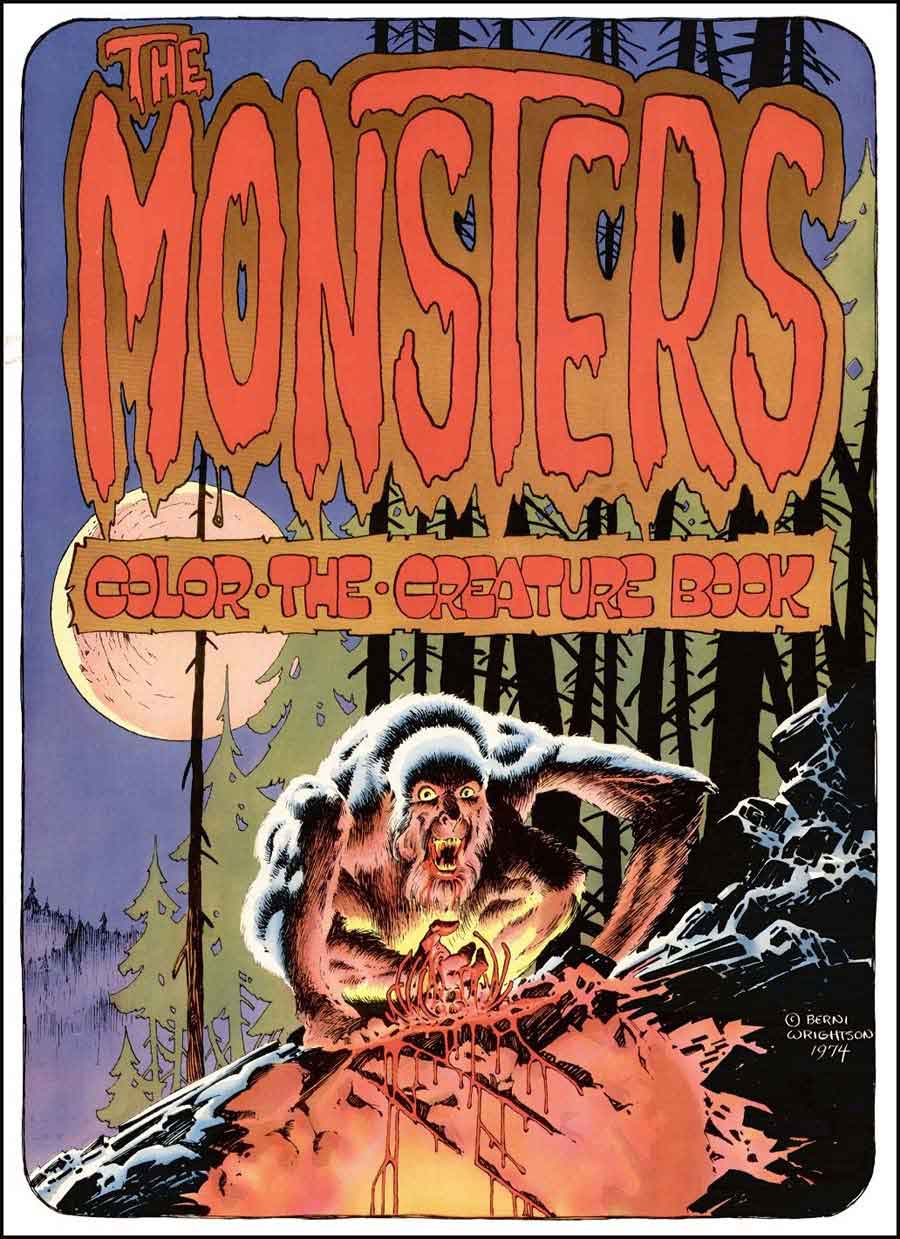 The Monsters Color-The-Creature Book