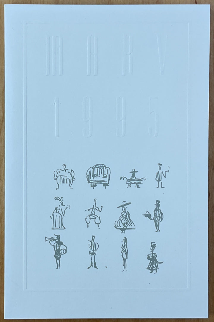 Marv 1995: Drawings From Sketchbooks (Signed)
