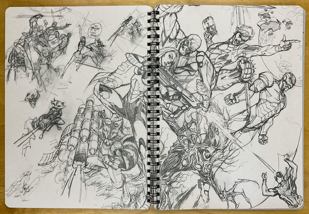 J. Scott Campbell's The Ruff Stuff Sketchbook Set of Volumes 3 and 4