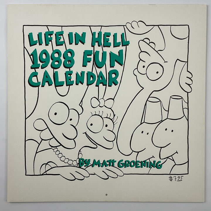 Life in Hell 1988 Fun Calendar