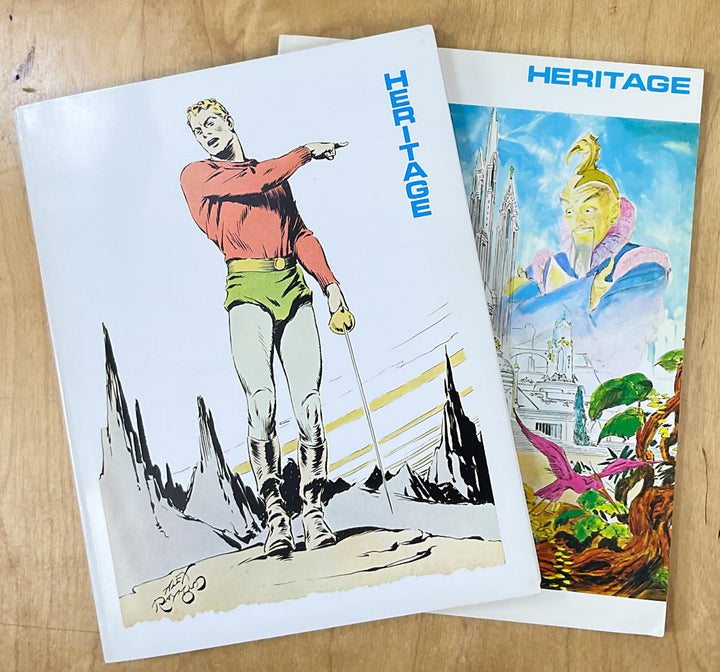 Heritage #1A & #1B - Complete Set with Publisher's Announcement Letter