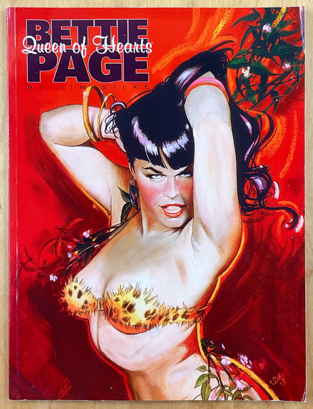 Bettie Page, Queen of Hearts - Signed