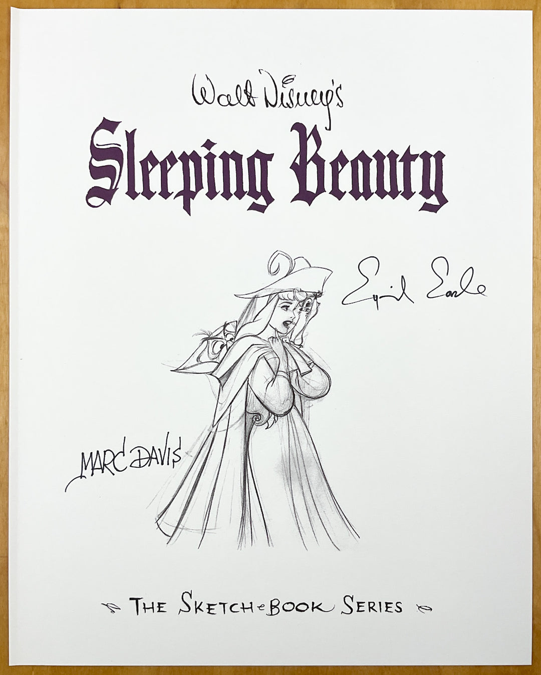 Walt Disney's Sleeping Beauty: The Sketchbook Series - Signed by Marc Davis and Eyvind Earle