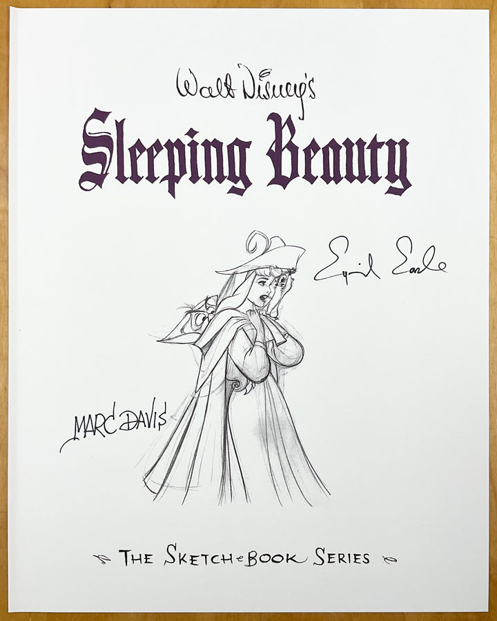 Walt Disney's Sleeping Beauty: The Sketchbook Series - Signed by Marc Davis and Eyvind Earle