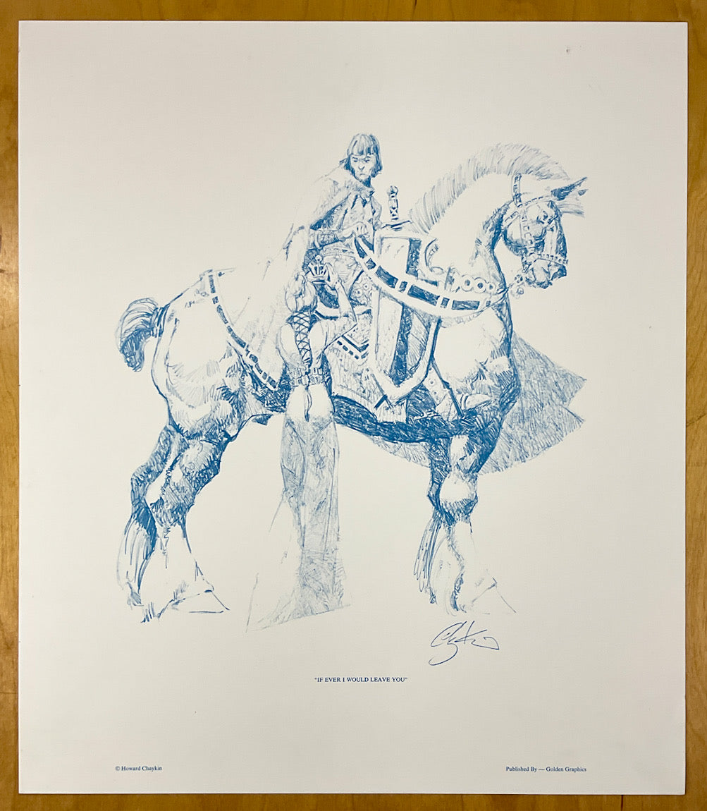 "If Ever I Would Leave You" Print