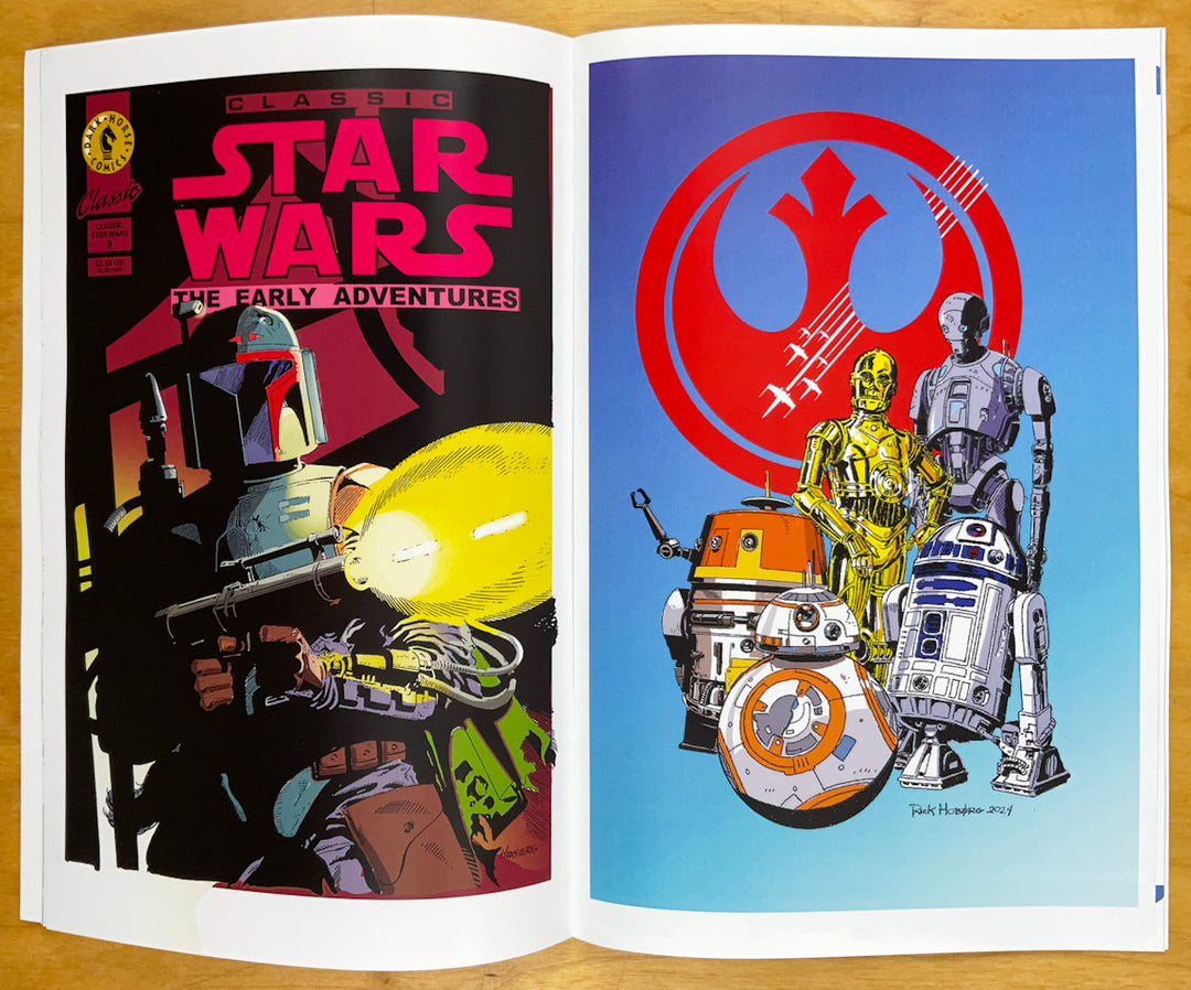 Galaxy Far Away: A Sketchbook by Rick Hoberg - Boba Fett Cover - Signed
