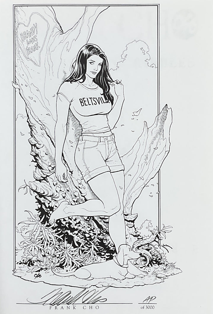 Frank Cho - Sketches and Scribbles, Book 3 - Signed & Numbered