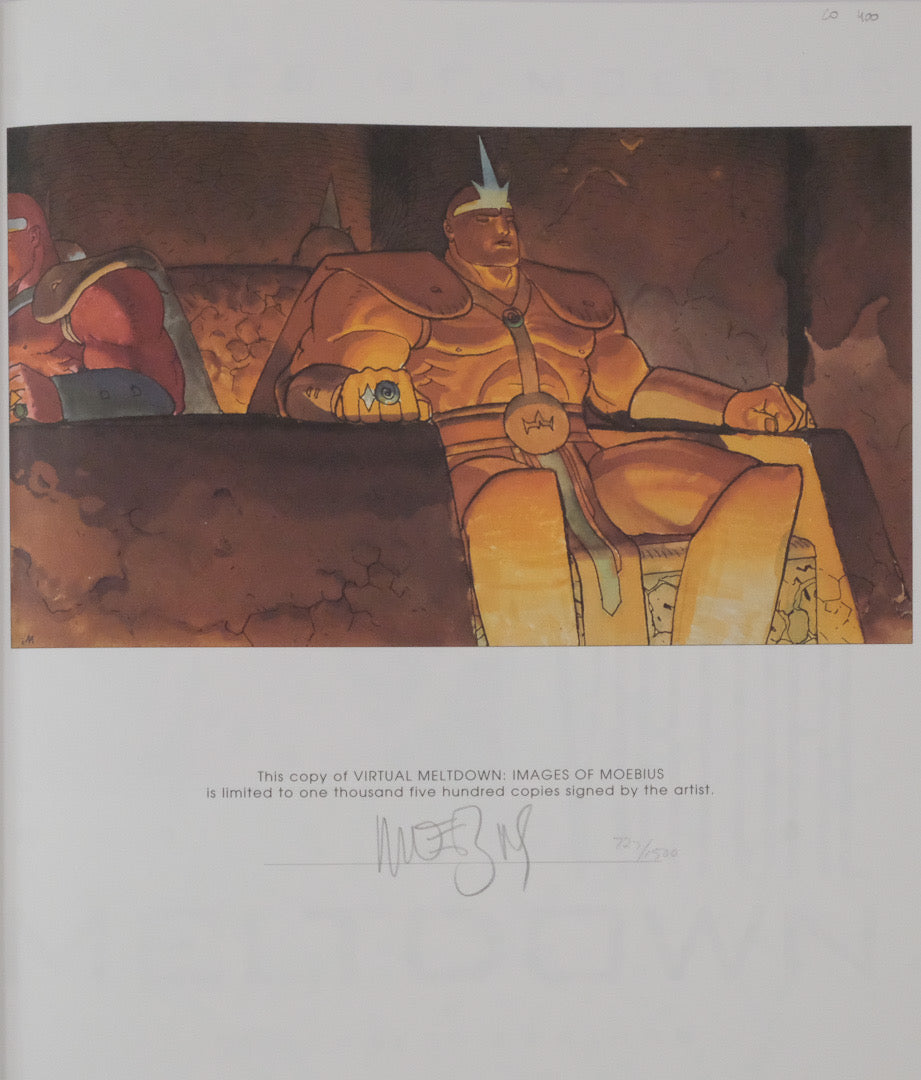 Virtual Meltdown: Images of Moebius - Signed & Numbered