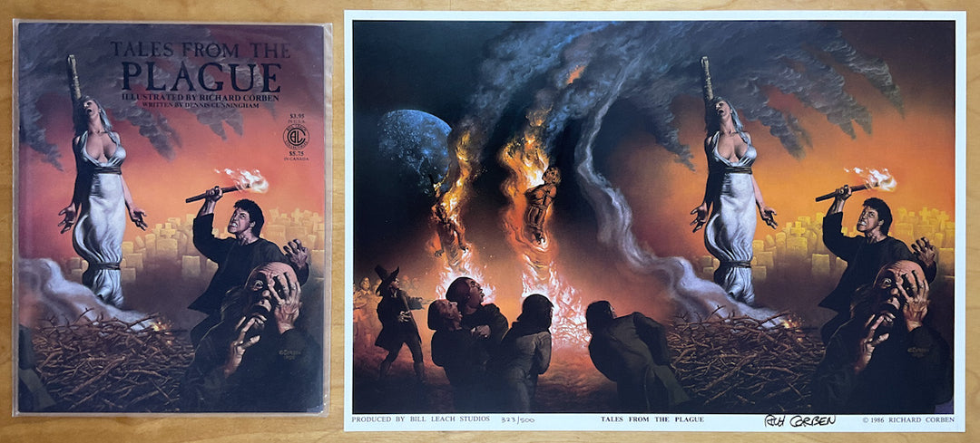 Tales from the Plague - Signed & Numbered Book & Print Set