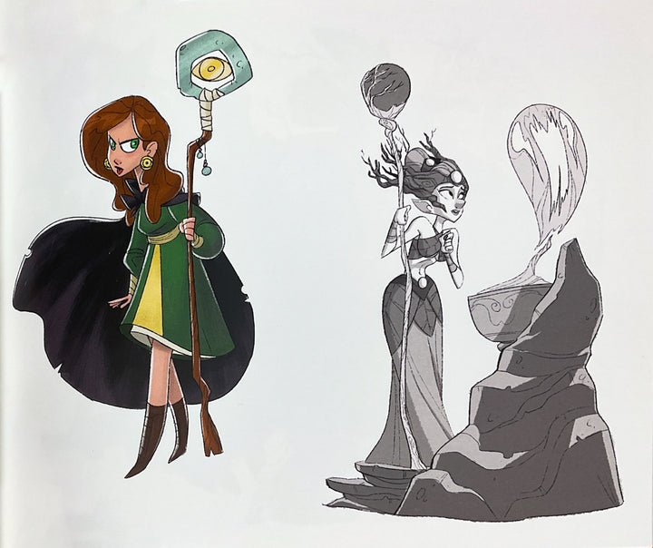 Conjurings: The Art of Justin Rodrigues, Vol. 3 - Inscribed with a Drawing