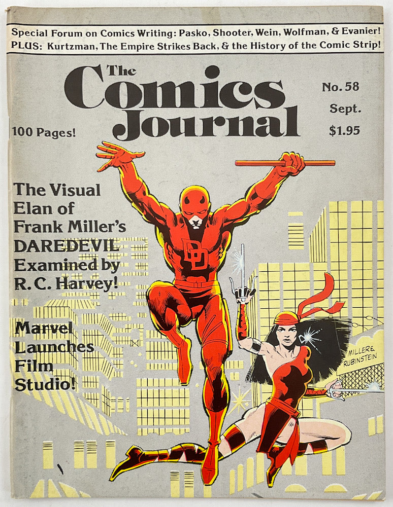 The Comics Journal #58 - Elektra's First Appearance