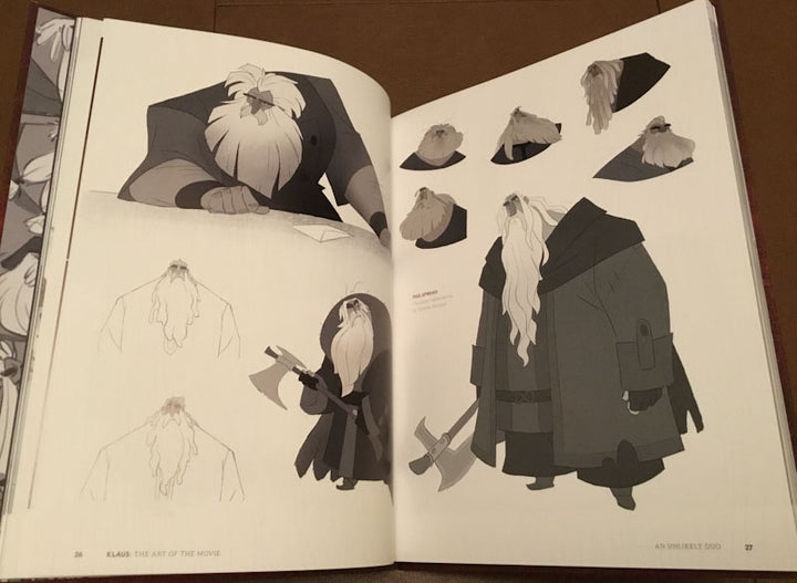 Klaus - The Art of the Movie - First Printing Signed with a Drawing