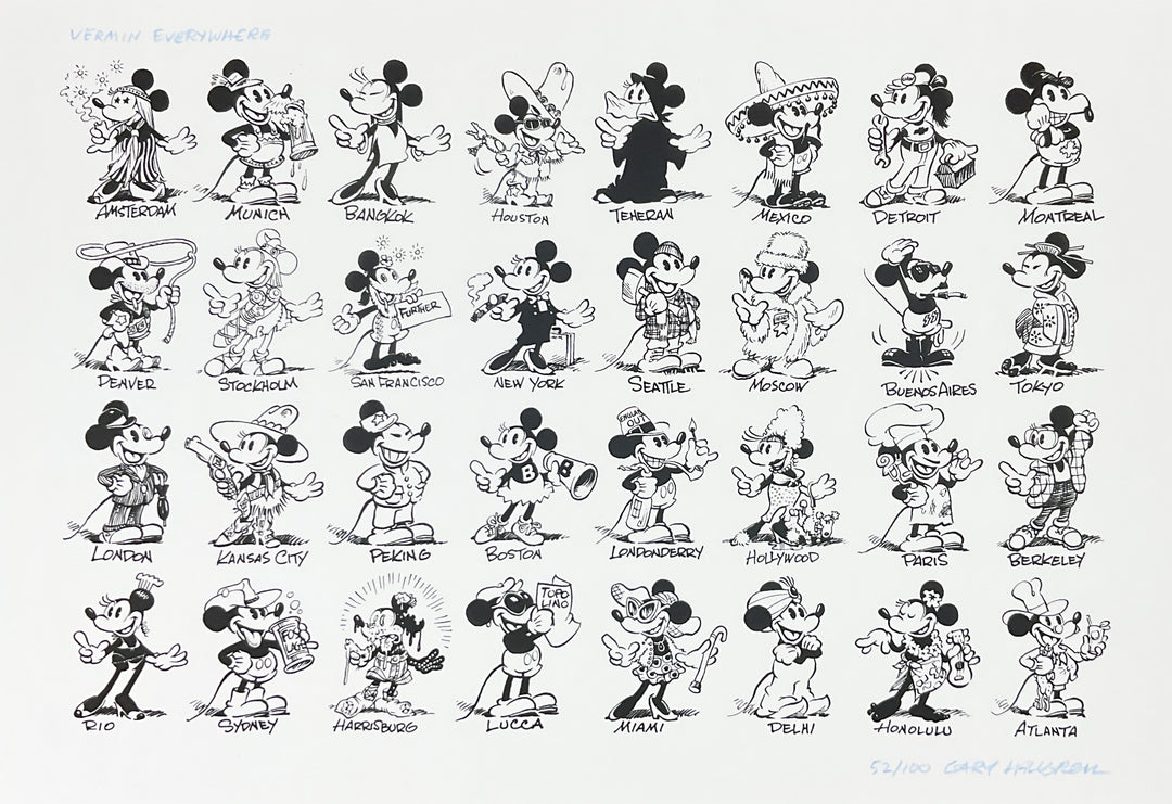 Gary Hallgren's Vermin Everywhere Signed & Numbered Print