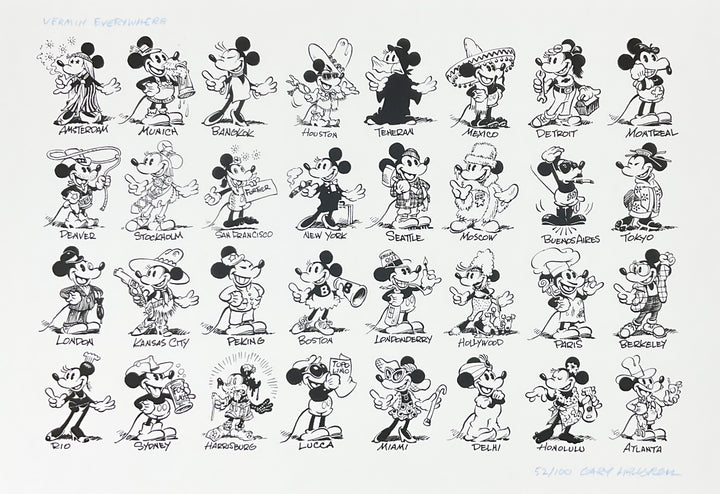 Gary Hallgren's Vermin Everywhere Signed & Numbered Print