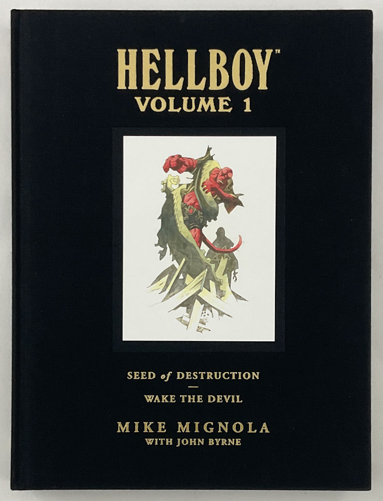 Hellboy Library Edition Vol. 1: Seed of Destruction and Wake The Devil - First Printing