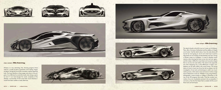 DRIVE: Vehicle Sketches and Renderings