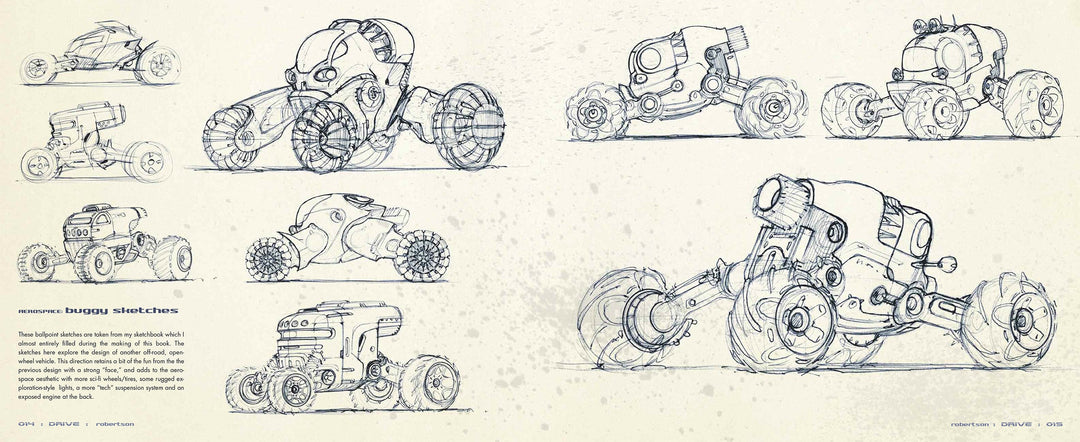 DRIVE: Vehicle Sketches and Renderings