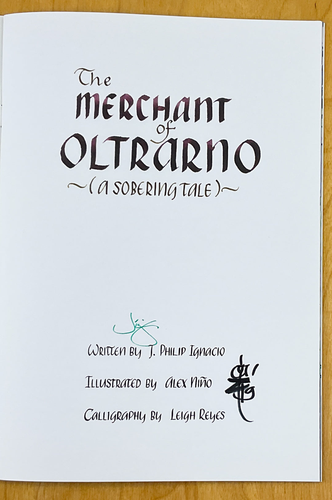 The Merchant of Oltrarno - Signed