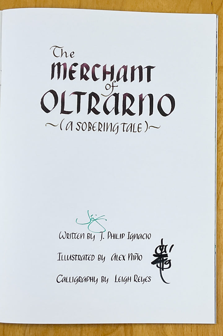 The Merchant of Oltrarno - Signed