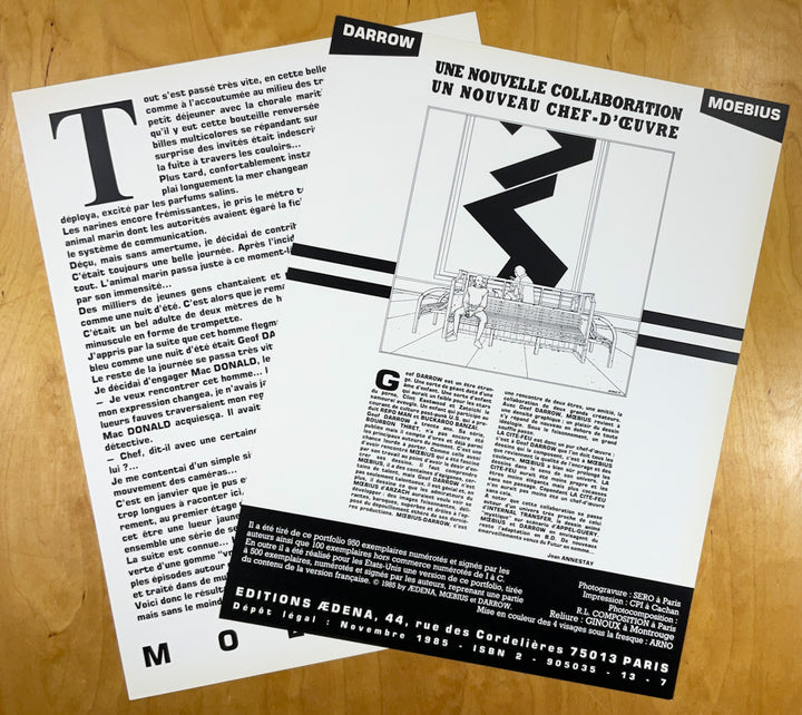 La Cite Feu (The City of Fire) Signed & Numbered Portfolio